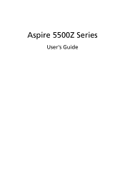 Acer Aspire 5500Z User Manual