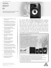 Behringer K8 Product Information Document