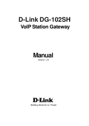 D-Link DG-102SH Product Manual