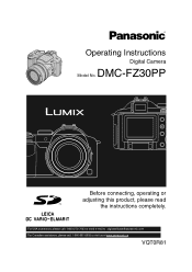Panasonic dmc fz3 Digital Still Camera-english/spanish
