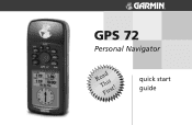 Garmin GPS 72 Quick Start Guide