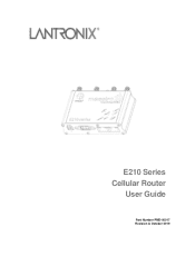 Lantronix E210 Series User Guide