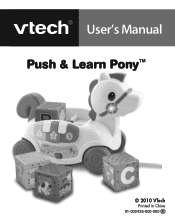 Vtech Push & Learn Pony User Manual