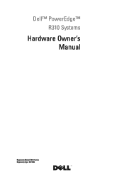 Dell PowerEdge R310 Hardware Owner's Manual