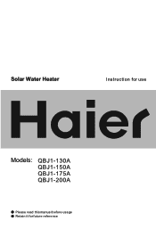 Haier QBJ1-130A User Manual