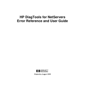 HP D5970A HP Netserver DiagTools v2.0 User Guide