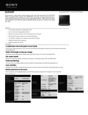 Sony DVP-FX97 Marketing Specifications