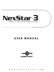 Vantec NST-260U2-BK User Guide