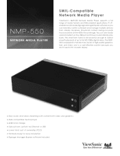ViewSonic NMP-550 NMP-550 Spec Sheet