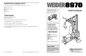 Weider Weevsy1023 Instruction Manual