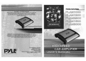 Pyle PLAM1600 PLAM1000 Manual 1