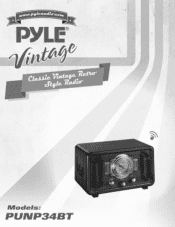 Pyle PUNP34BT User Manual