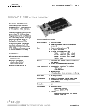 EVGA Teradici APEX 2800 Server Offload card by Data Sheet