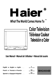 Haier BH2404D User Manual