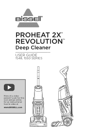 Bissell ProHeat 2X Revolution Pet Carpet Cleaner 1548F User Guide