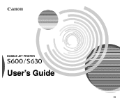Canon S600 User Guide
