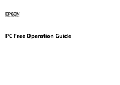 Epson PowerLite Pro G5650W Operation Guide - PC Free