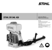 Stihl SR 340 Instruction Manual