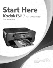 Kodak ESP 7 Setup Booklet