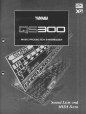 Yamaha QS300 Sound Lists And Midi Data