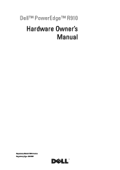 Dell External OEMR R910 Owners Manual