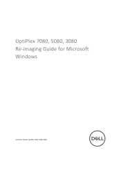 Dell OptiPlex 5080 Re-imaging Guide for Microsoft Windows