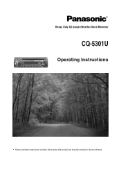 Panasonic CQ-C5301U CQ5301U User Guide
