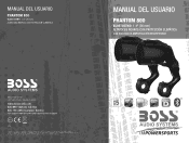 Boss Audio PHANTOM800 User Manual in Spanish