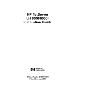 HP LC2000r HP Netserver LH 6000 Installation Guide