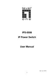 LevelOne IPS-0008 Manual