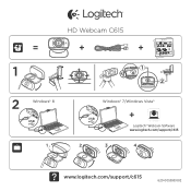 Logitech C615 Getting Started Guide