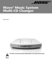 Bose Wave €inch SoundLink Wave® music system multi-CD changer - Owner's guide