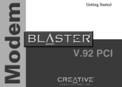Creative DE5671 Getting Started Guide