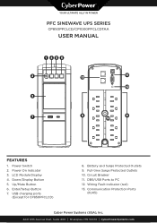 CyberPower CP1000PFCLCDTAA User Manual