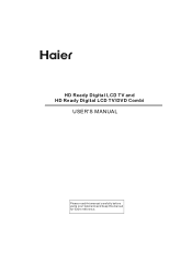 Haier LY19R1CBW User Manual