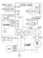 Frigidaire FRA296ST2 Wiring Diagram (All Languages)