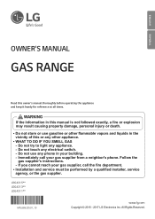 LG LDG4313BD Owners Manual
