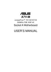 Asus A7V-M Motherboard DIY Troubleshooting Guide