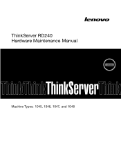 Lenovo ThinkServer RD240 Hardware Maintenance Manual
