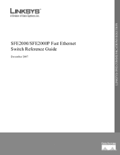 Linksys SFE2000P Cisco SFE2000, SFE2000P Fast Ethernet Switch Reference Guide