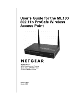 Netgear ME103 ME103 Reference Manual