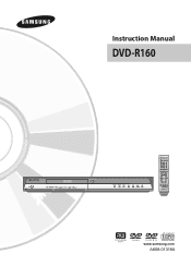 Samsung DVD-R160 Quick Guide (easy Manual) (ver.1.0) (English)