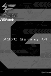 ASRock Fatal1ty X370 Gaming K4 User Manual