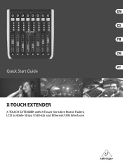 Behringer X-TOUCH EXTENDER Quick Start Guide