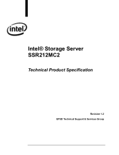 Intel SSR212MC2R Hardware Technical Product Specification