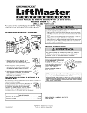 Chamberlain 371LM Instructions- Spanish