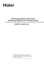 Haier LY22R1CWW User Manual