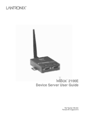 Lantronix WiBox WiBox (WBX2100E) - User Guide