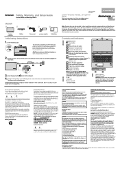 Lenovo E50-70 Laptop (English) Safety, Warranty, and Setup Guide - Lenovo E50-70
