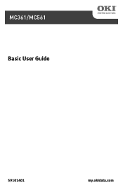 Oki MC561MFP MC361 MC561 MFP Basic User Guide (Eng)